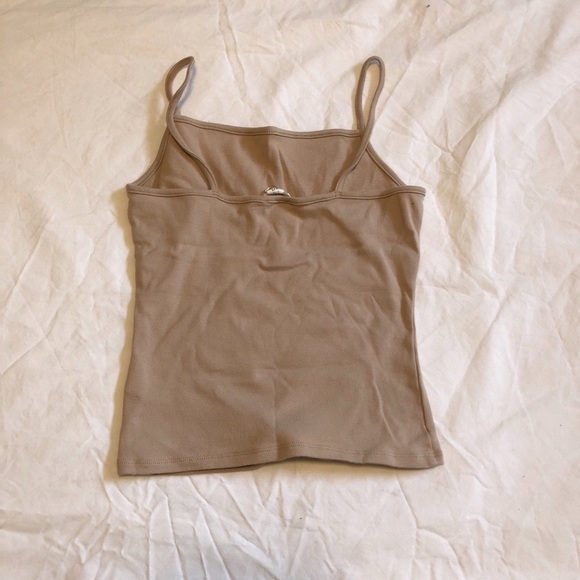 White and Tan Cropped Tanks - Picture 4 of 4